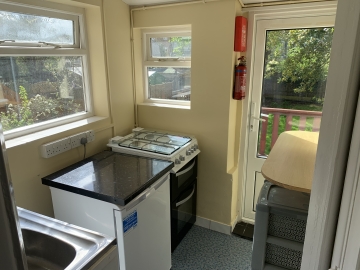 One bed flat with patio