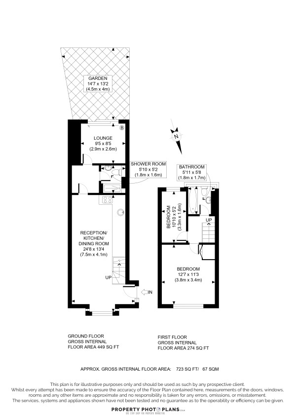 Three-bedroom house